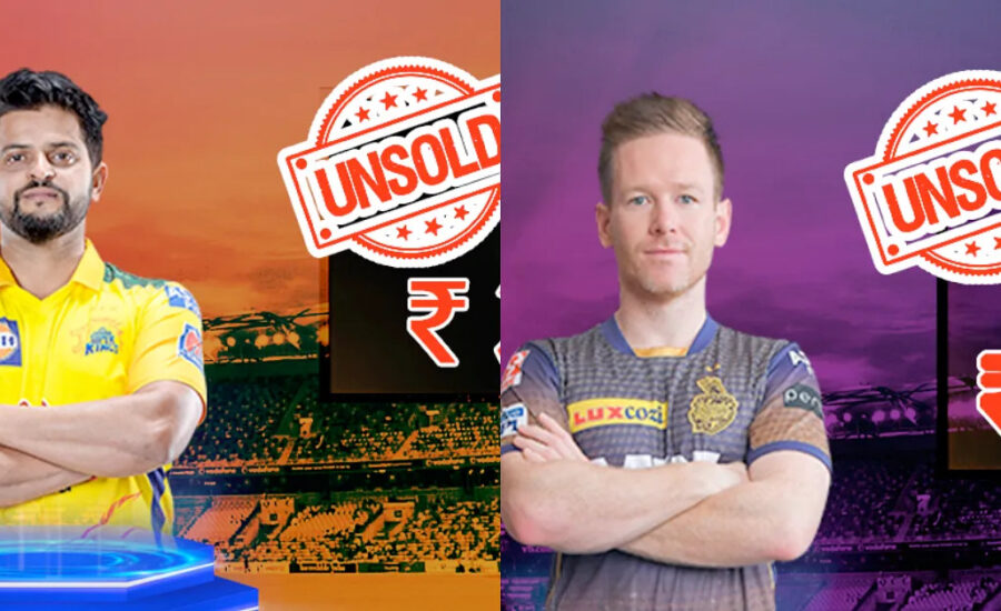 Who are the unsold players in the IPL auction 2022?